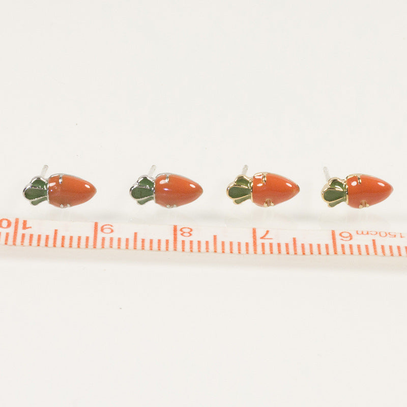 Cute Vegetable Carrot Earrings