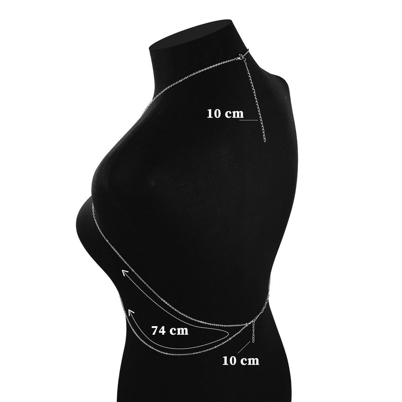 Sexy Chest Chain for Women Shiny Body Chain Jewelry