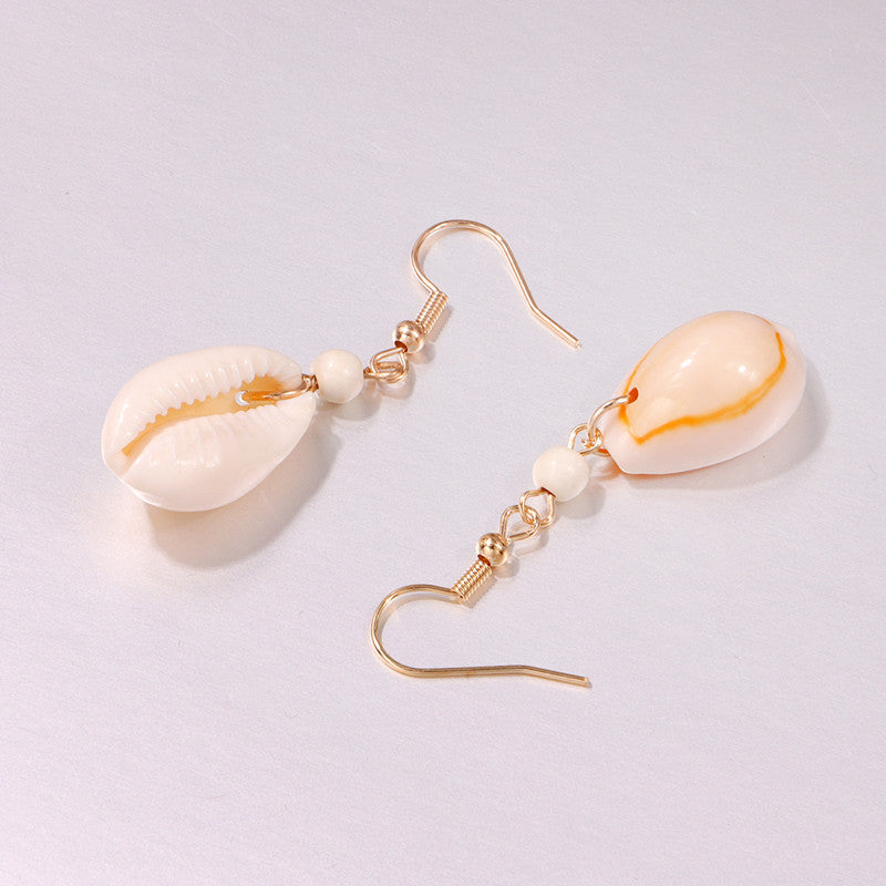 Bohemia Jewelry Pearl Natural Shells Earrings