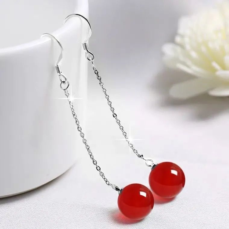 Fashion Agate Drop Earrings