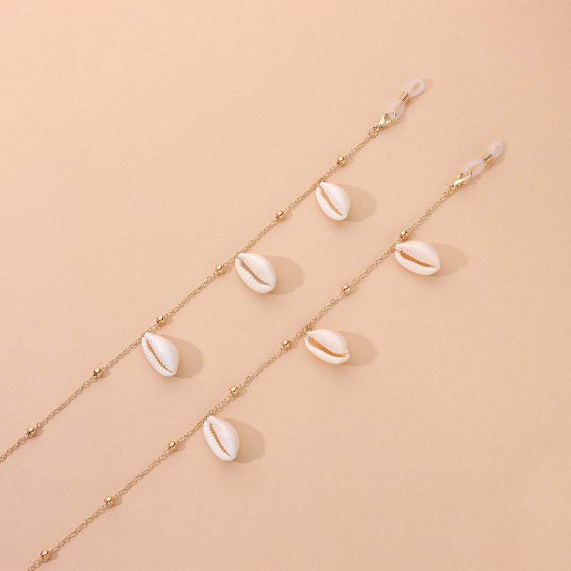 Shell Pendant Bead Chain Glasses Chain