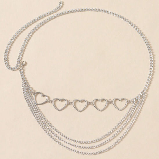 Fashion Love Waist Chain Women Belt