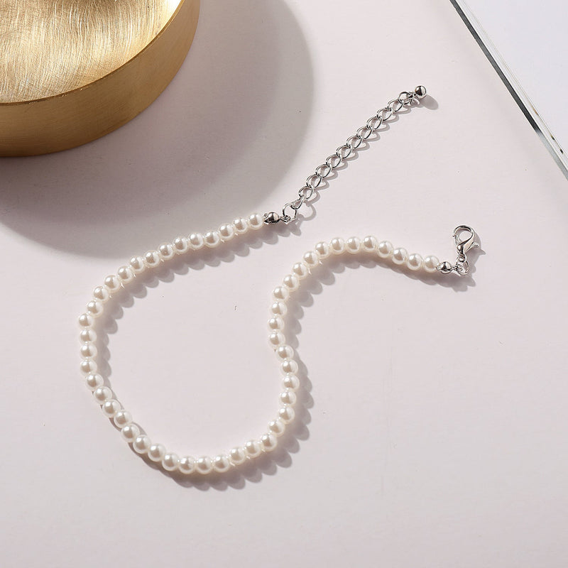 Pearl Chain Anklet Jewelry