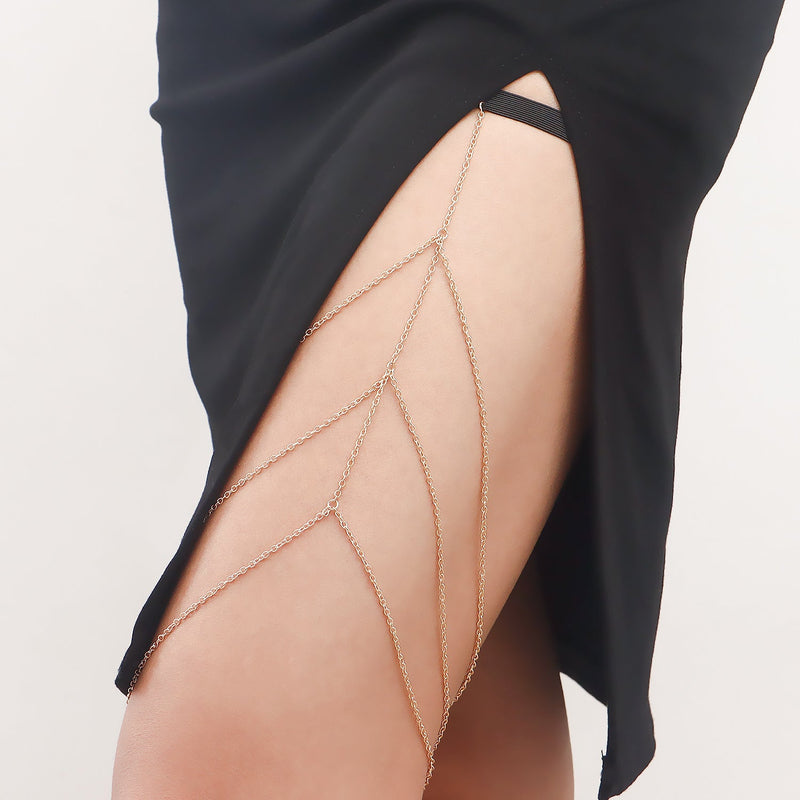 Tassel Elastic Leg Chain Multi-layer New Fashion Body Leg Chain