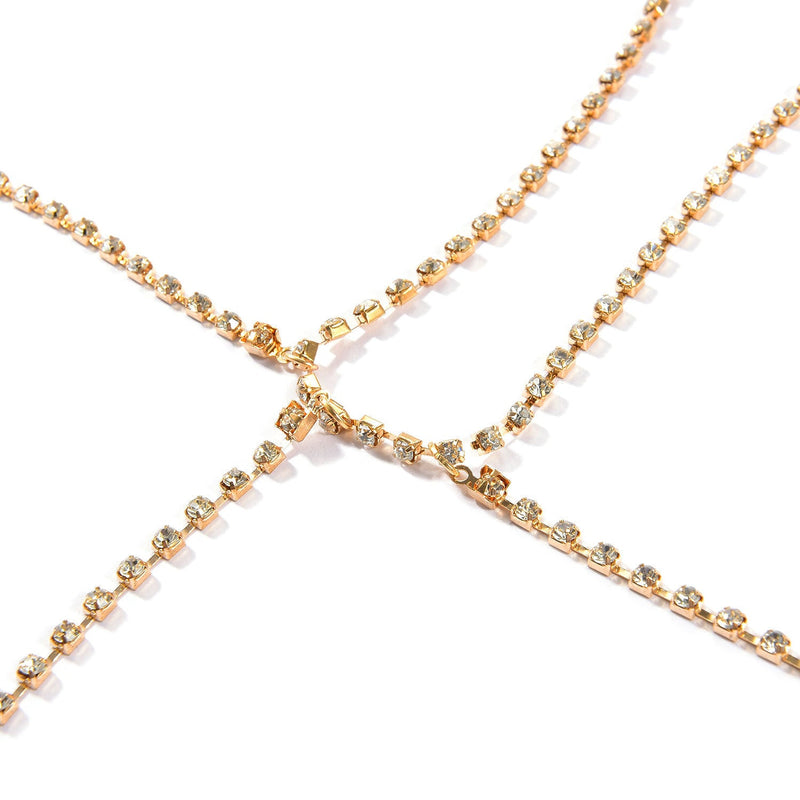 Sexy Chest Bra Chains Women Jewelry Rhinestone Body Chain