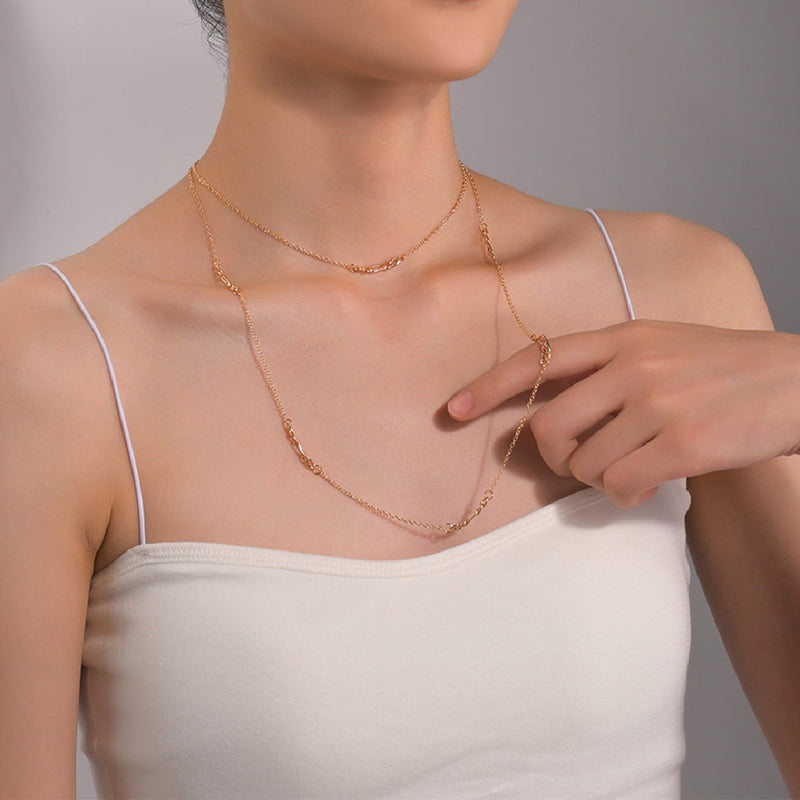 Classic Cable Chain Thin Ladies Necklace