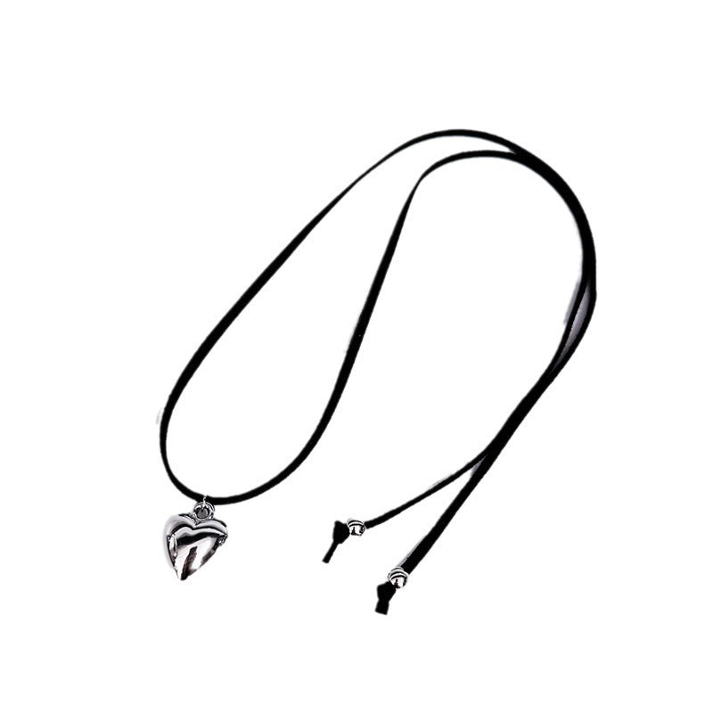 Rope Bow Tie Adjustable Necklace