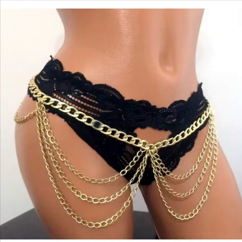 Sexy Bikini Rhinestone Body Chain