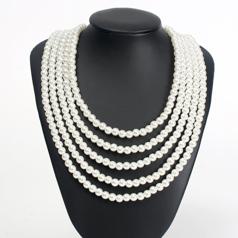 Imitation Pearl Necklace Women Jewelry Necklace