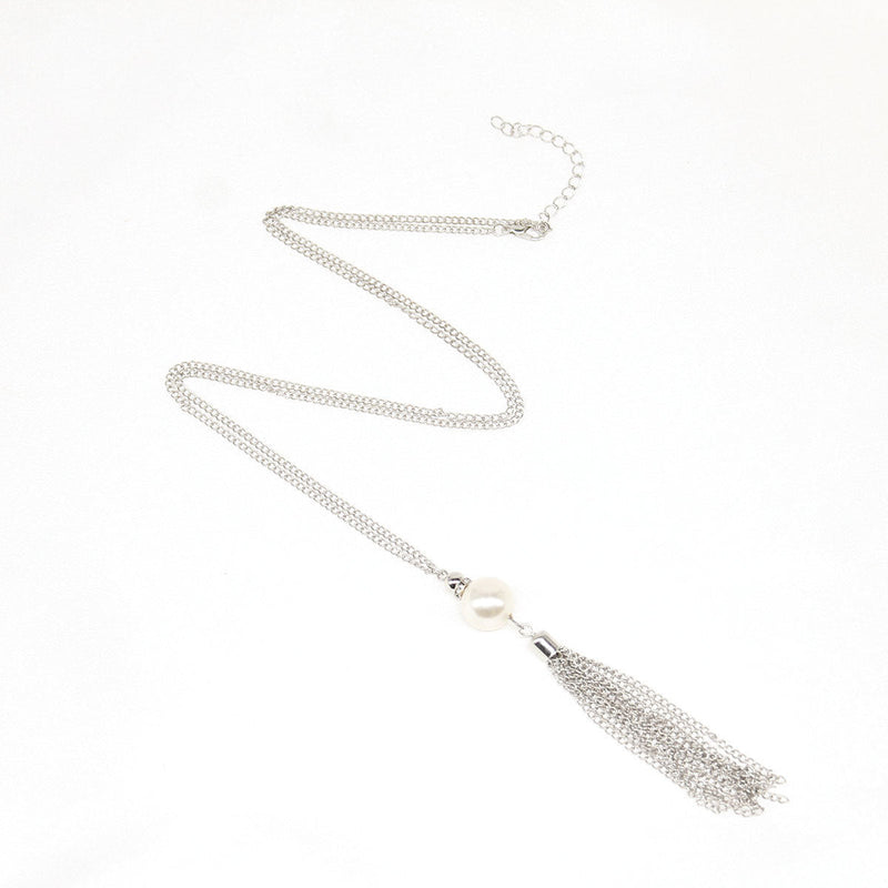 Long Tassel Pendant Necklaces for Women