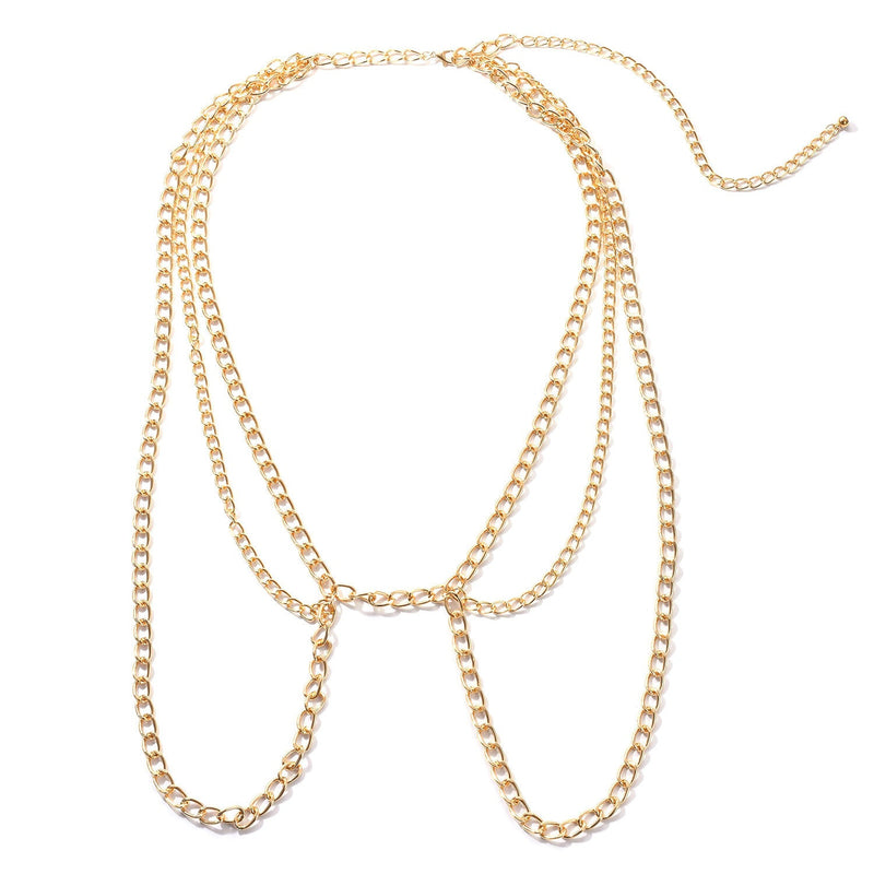 Simple Multilayer Waist Chain Fashion Jewelry Body Chain