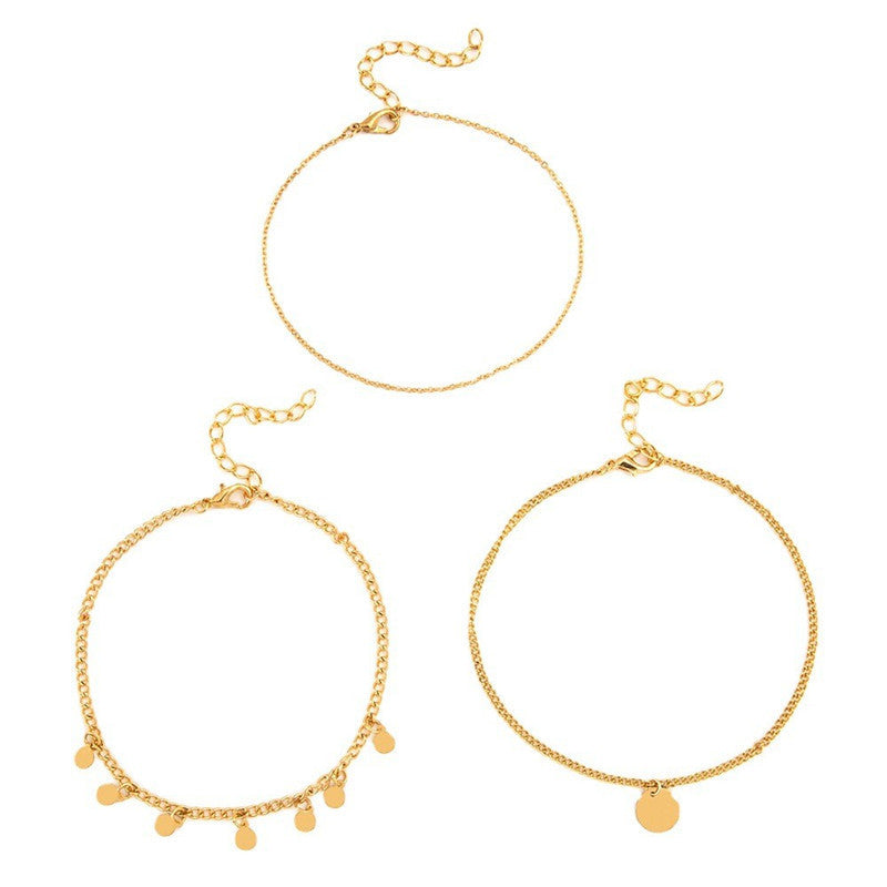 Multi Layers Women Chain Foot Bracelet