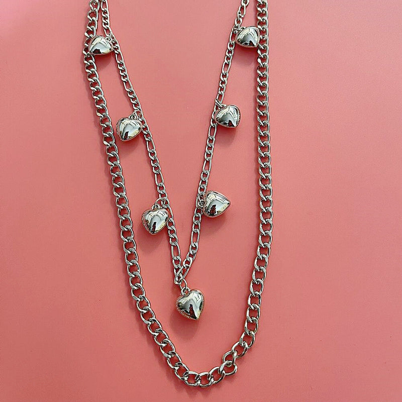 Metal Belt Rock Punk Hip Hop Heart Pants Chain