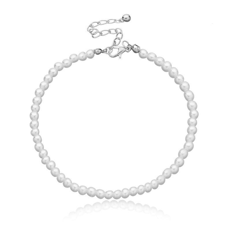 Pearl Chain Anklet Jewelry