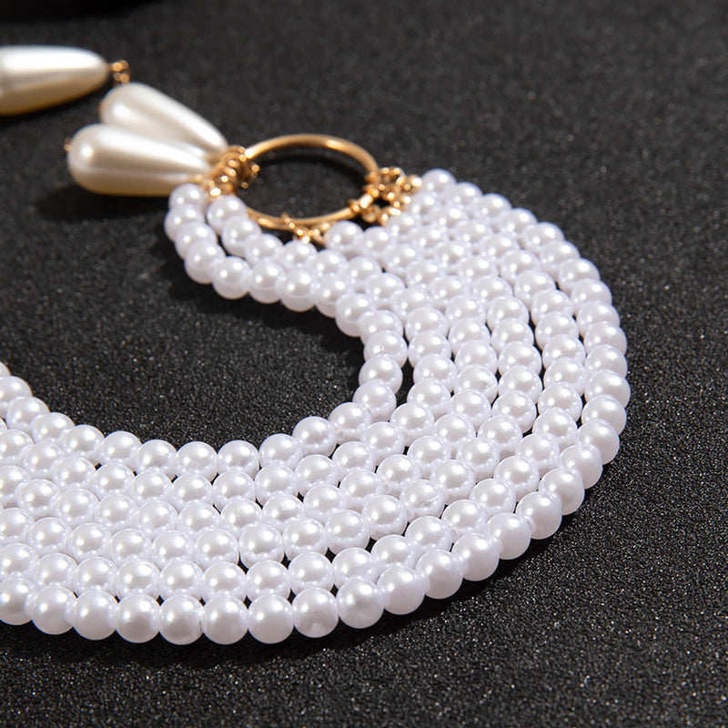 Bestone Rhinestone Chain Waist Multi-layer Body Chain