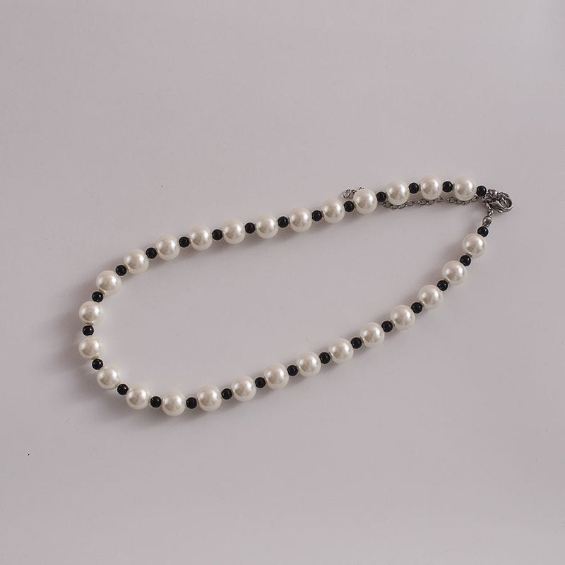 Boho Imitation Pearl Necklace Jewelry Gift for Women