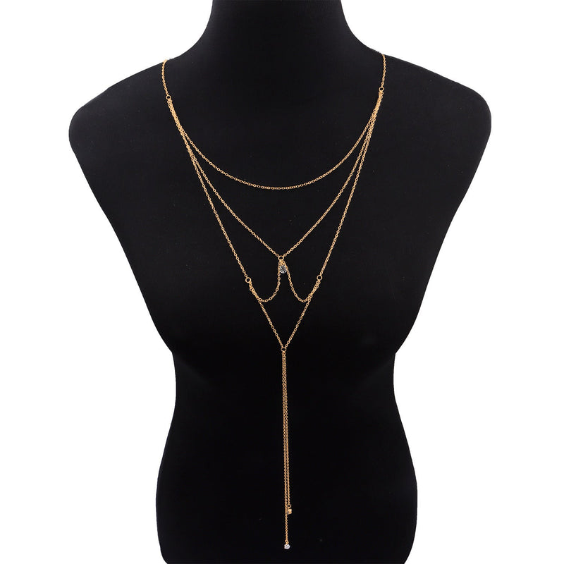Sexy Body Chain Dress Body Jewelry Multilayer Bikini Waist Chain