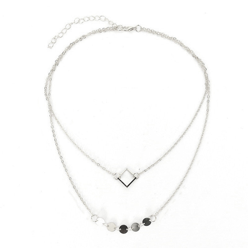 Geometric Chain Necklace