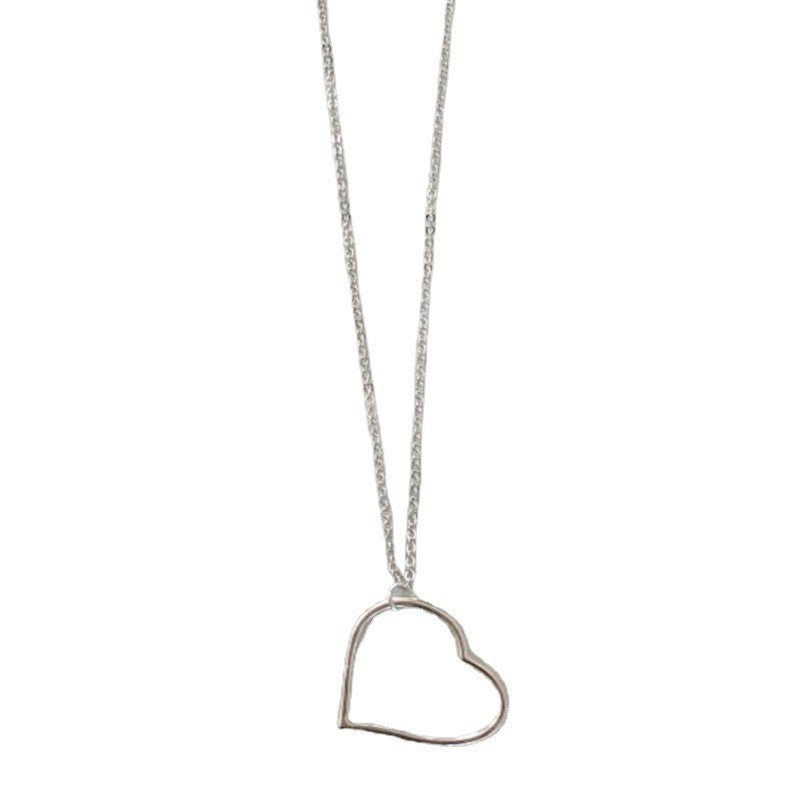 Hollow Heart Pendant Necklace