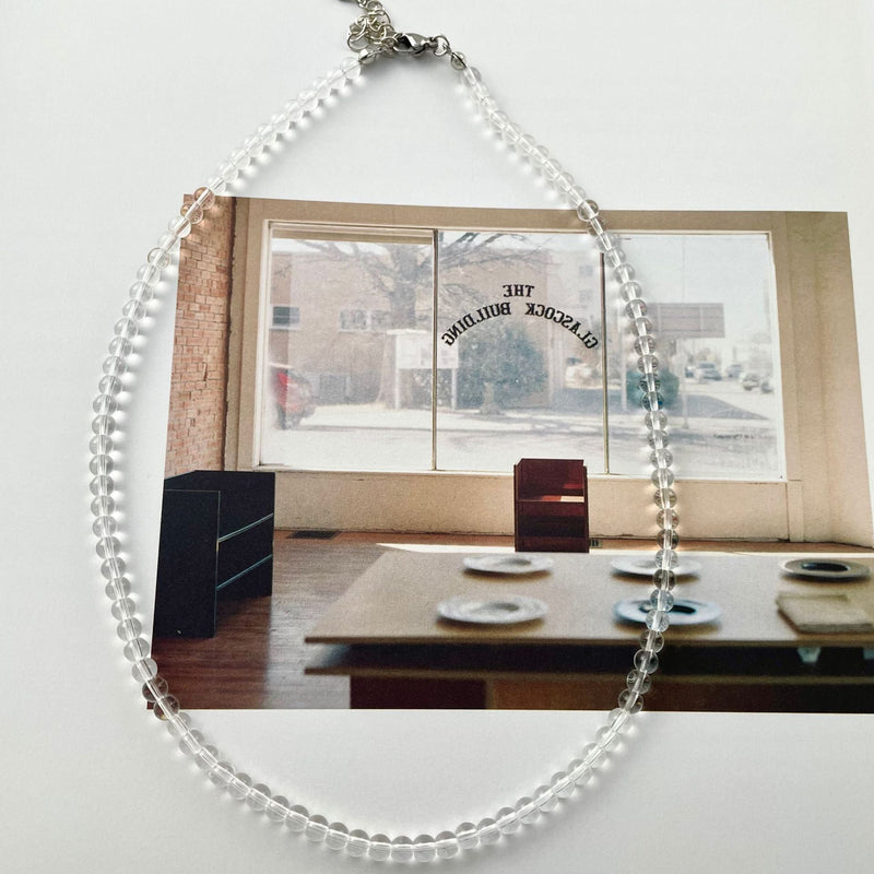 Clear Beads Crystal Necklace