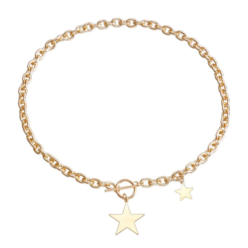 Star Pendant Chain Necklace