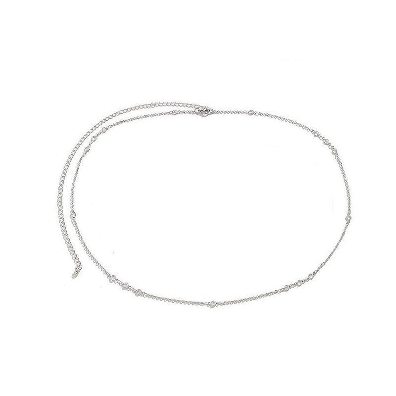 Summer Belt Dance Waist Chain Sexy Crystal Waist Jewelry Belly Body Chain