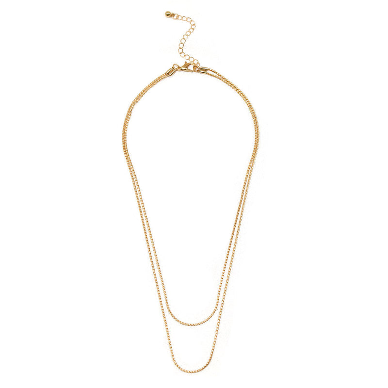 Multi-Layer Link Snake Bone Choker Necklace for Women