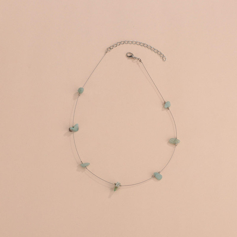 Boho Irregular Natural Stones Necklace