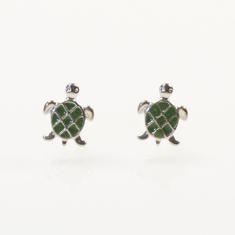 Cute Turtle Stud Earring