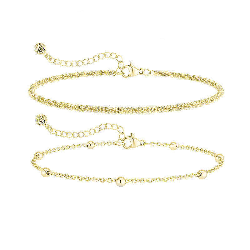 Multi Layer Anklet Fashion Gold Ankle Jewelry