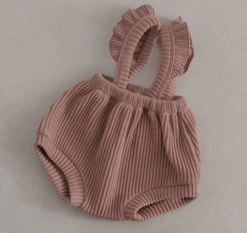 Newborn Lace Overalls Infant Toddler Triangle Shorts