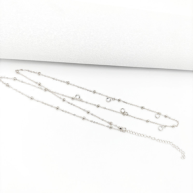 Single Layer Waist Chain Rhinestone Body Chain