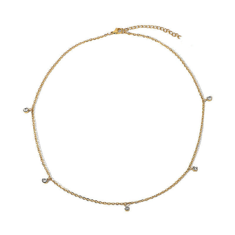 Zircon Choker Necklace