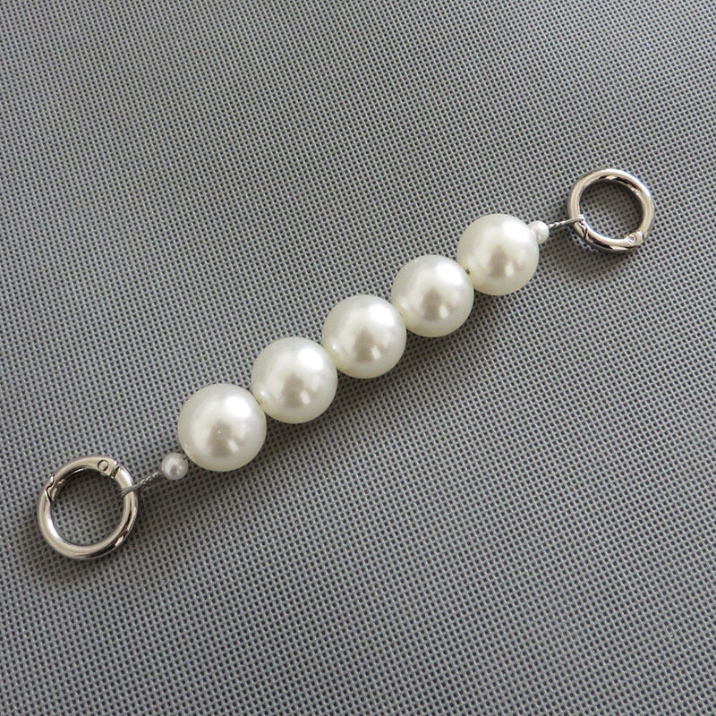 Pearl Strap Purse Handle Pearl Extension Chain Strap