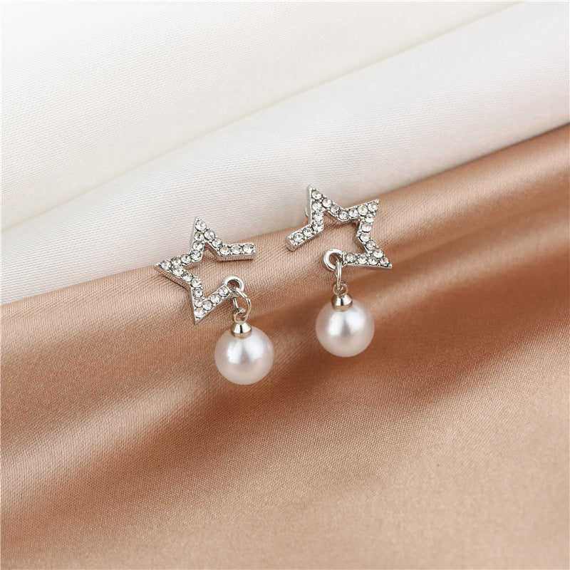 Rhinestone Star Earring