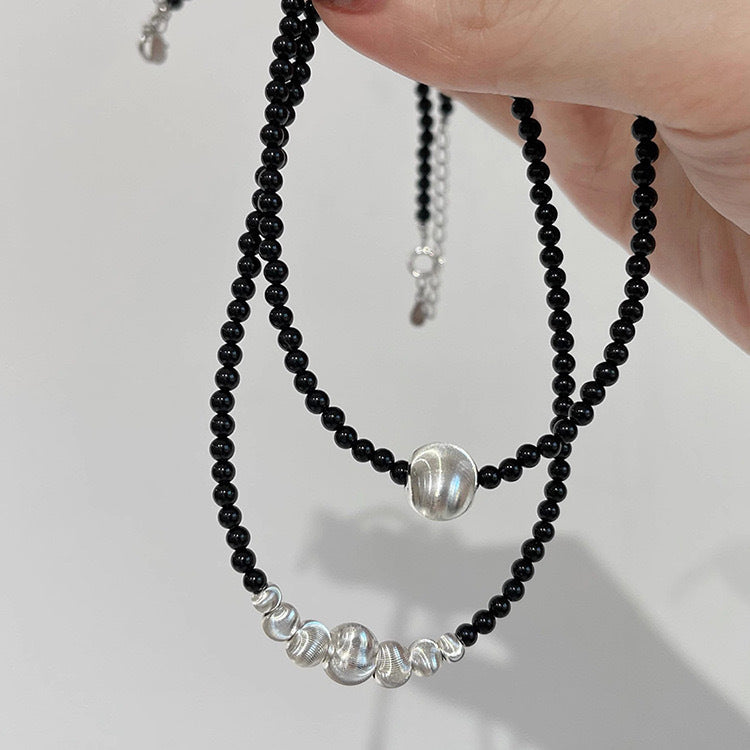 Round Bead Necklace for Woman