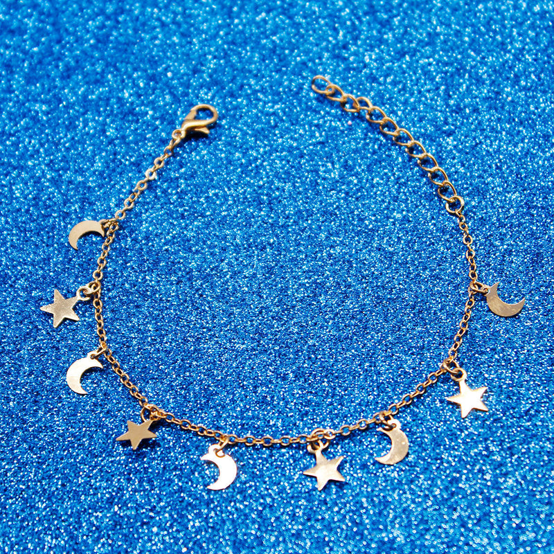 Moon Star Charms Bracelet