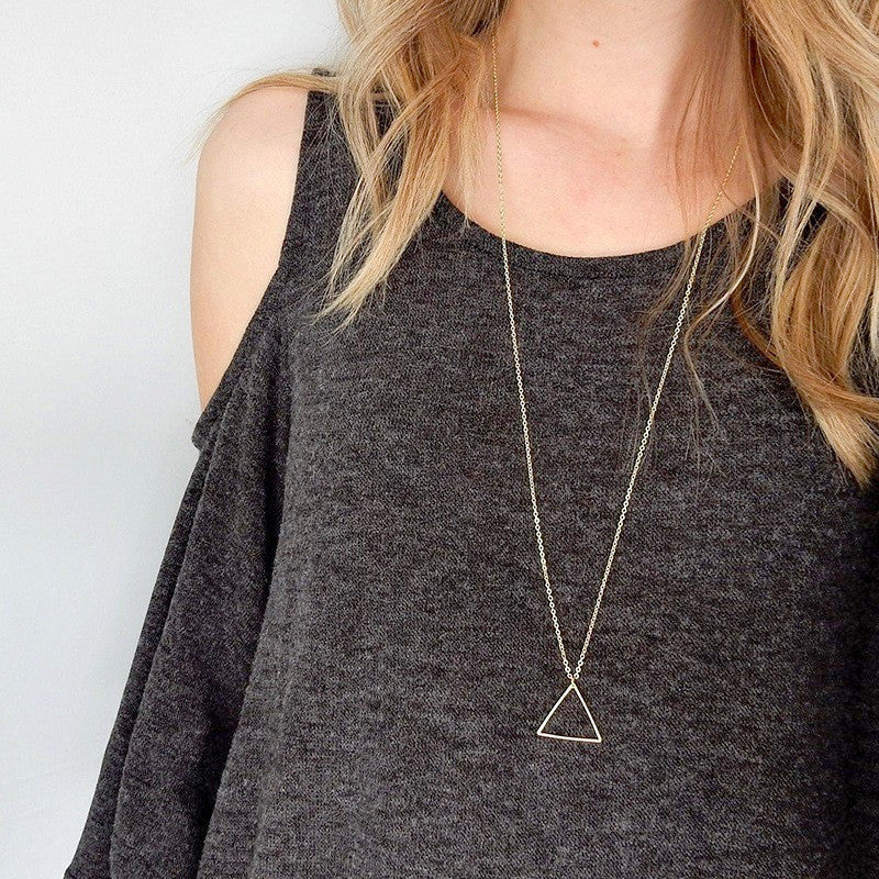 Triangle Charm Necklace