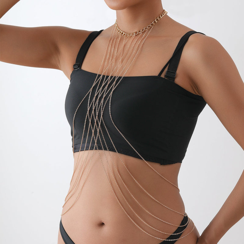 Multi-layer Tassel Chain Waist Chain for Women