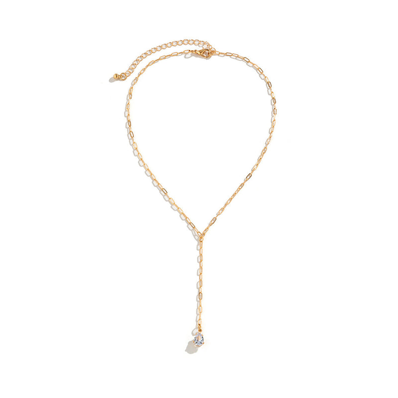 Pulling Pearl Chain Necklace for Women