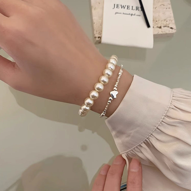 Exquisite Glass Pearl Bracelets