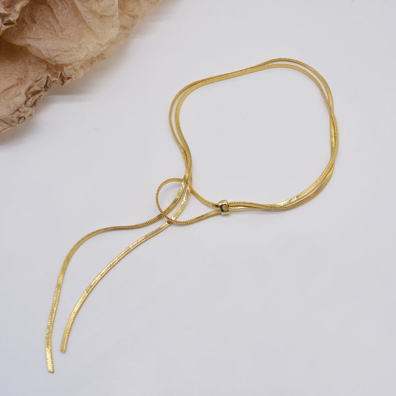 Long Pull Tassel Sweater Chain Simple Necklace