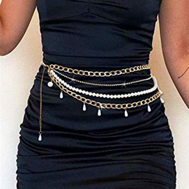 Sexy Fashion Metal Belts Waist Chains with Fringe