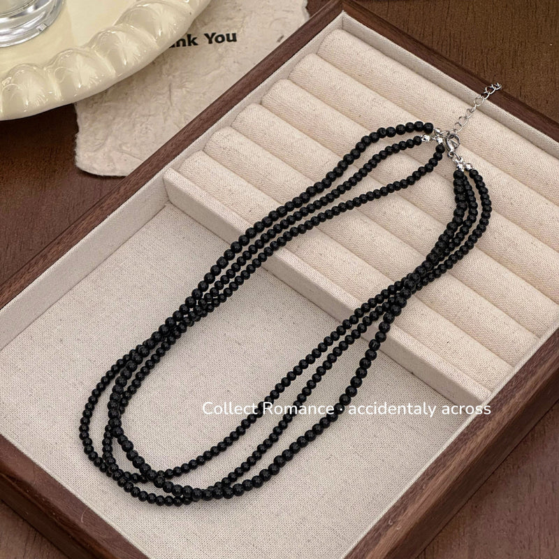 Pearl Necklace Men Fashion Beaded Necklace