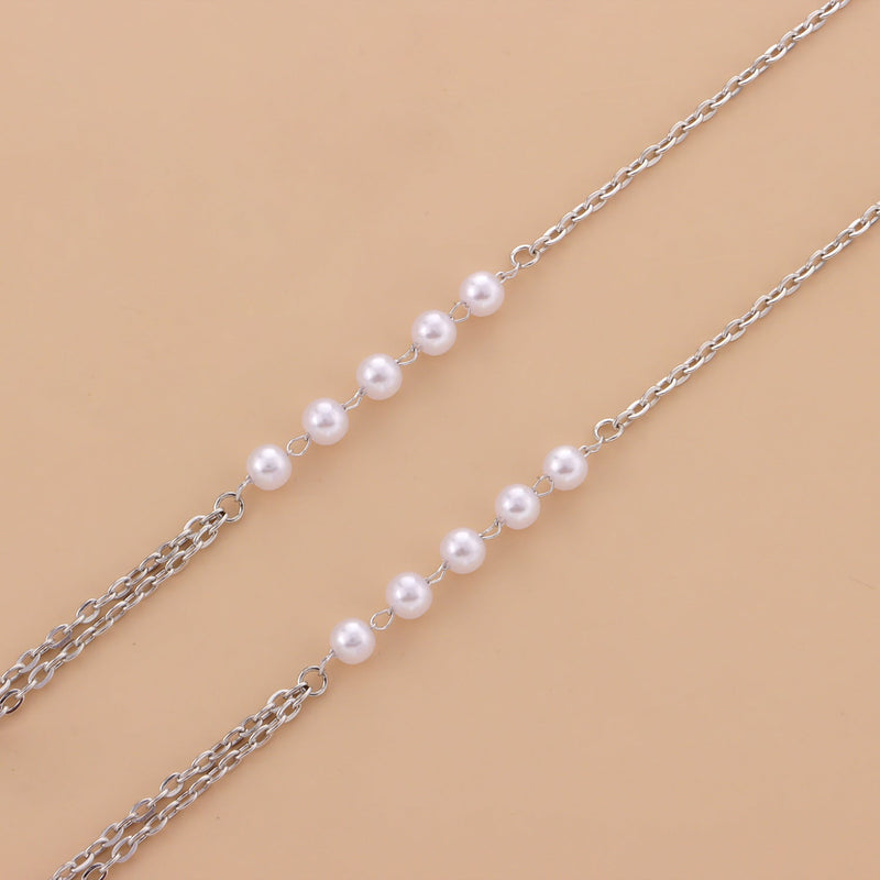 Pearl Beaded Sunglasses Chain Glasses Holder