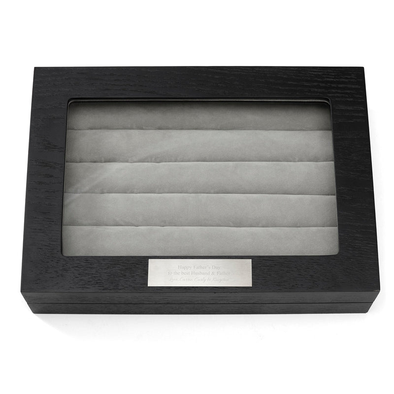 Onyx Cufflinks Collector's Case - 36 pairs