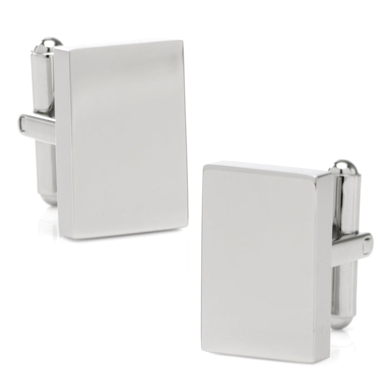 Custom Engraved Block Photo Cufflinks