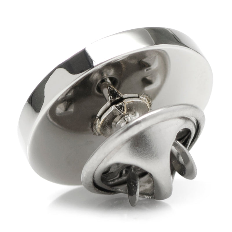 Stainless Steel Engravable Round Infinity Tie Tac