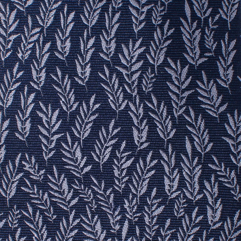 Blue Leaf Men's Tie