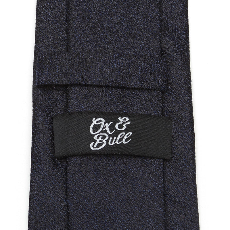 Heathered Blue Wool Men's Tie